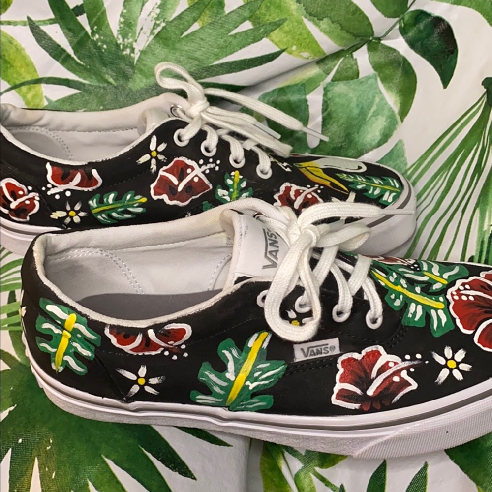 🙌🏽Custom Tropical Vans 🏝